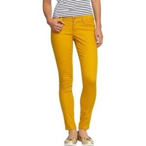 Old Navy Rockstar Super Skinny Mustard Yellow Jeans